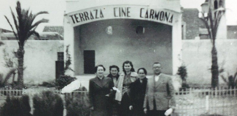 Old Cinema Terrace ancestor of Hotel Restaurante Terraza Carmona