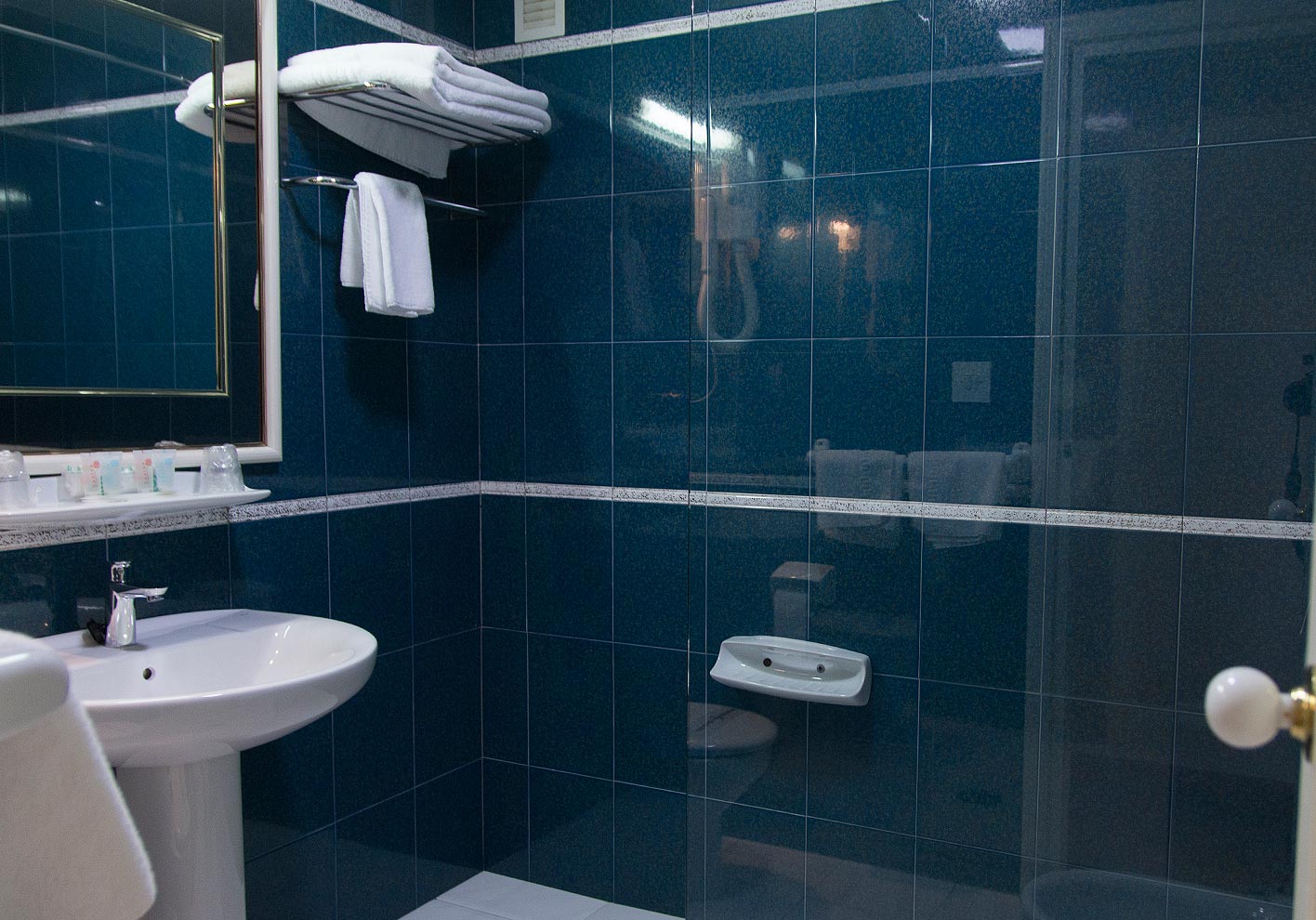 Sanitary facilities at the Terraza Carmona Restaurant Hotel in Vera, Almeria