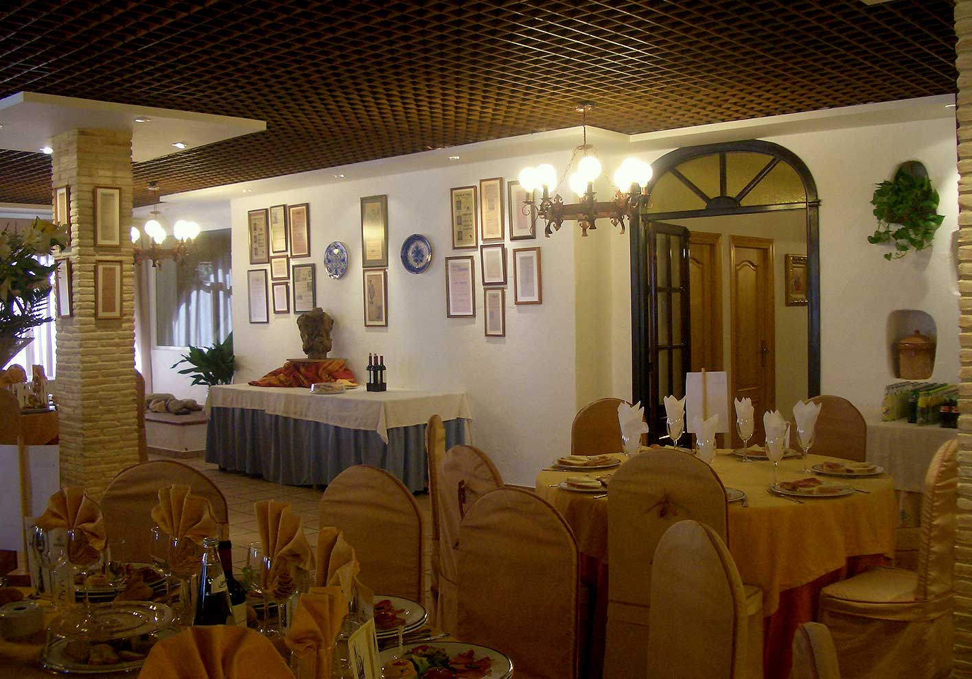 Private Dining Room 04 - Hotel Restaurante Terraza Carmona in Vera, Almeria